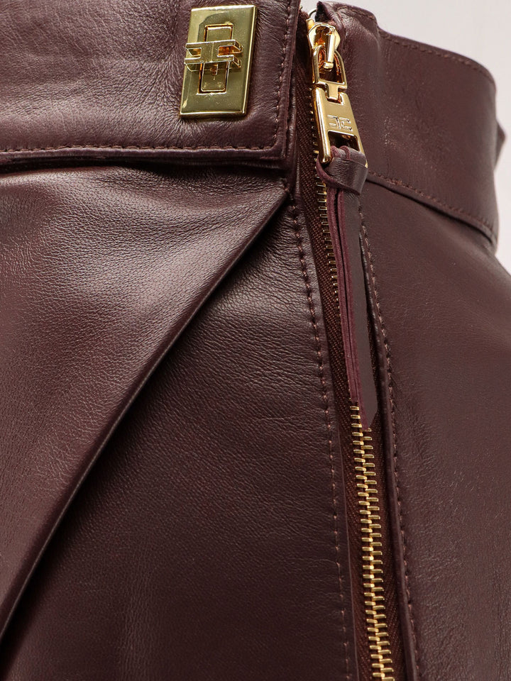Elisabetta Franchi Skirts - Merlot | 5d1fecb9204847270715d28d4ce582367e1f8290