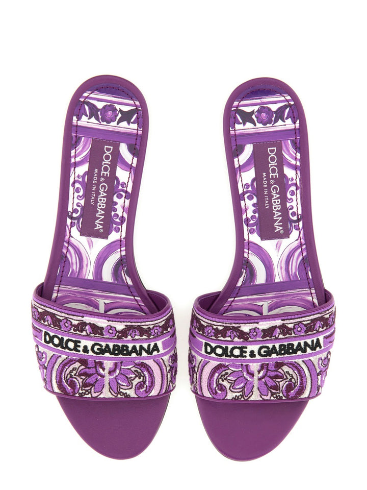 Dolce & Gabbana Sandals - Purple | Wanan Luxury