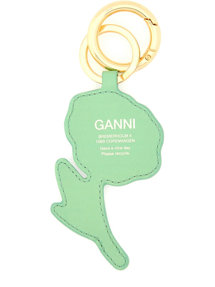 Ganni Keychains - Green | Wanan Luxury
