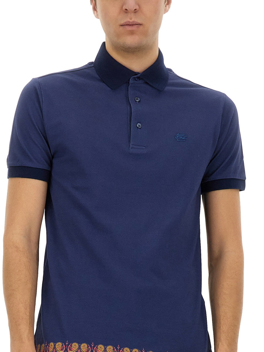 Etro Polo - Blue | Wanan Luxury