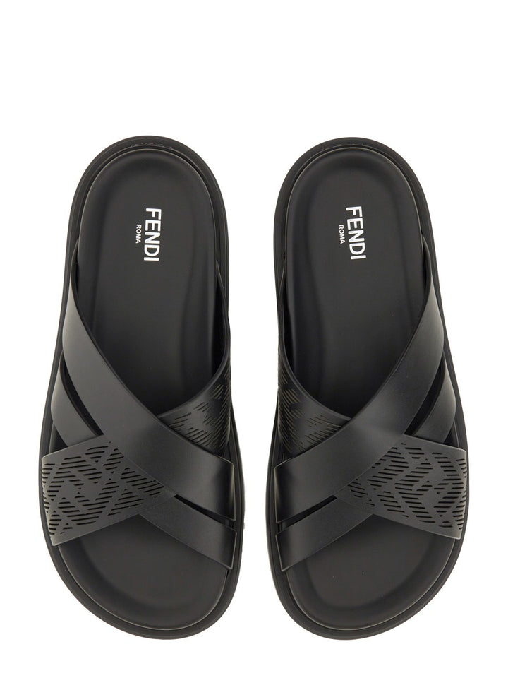 Fendi Sandals - Black | Wanan Luxury