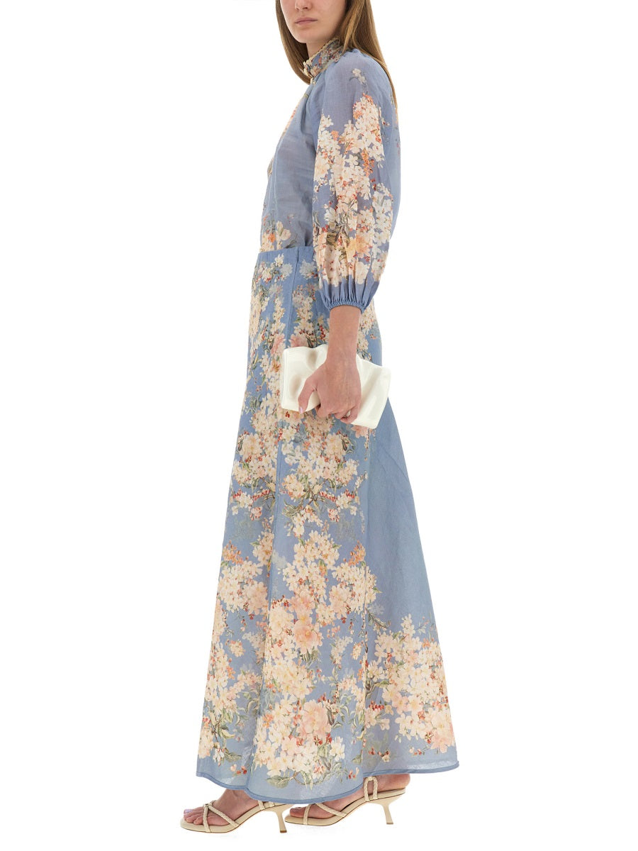 Zimmermann Skirts - White, Light Blue | Wanan Luxury