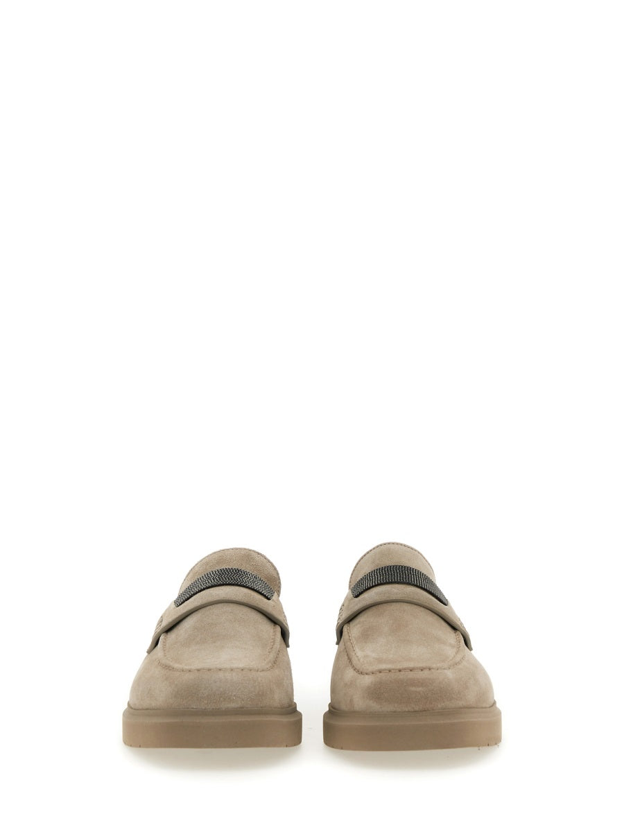 Brunello Cucinelli Loafers - Beige | Wanan Luxury