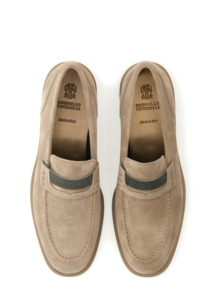 Brunello Cucinelli Loafers - Beige | Wanan Luxury