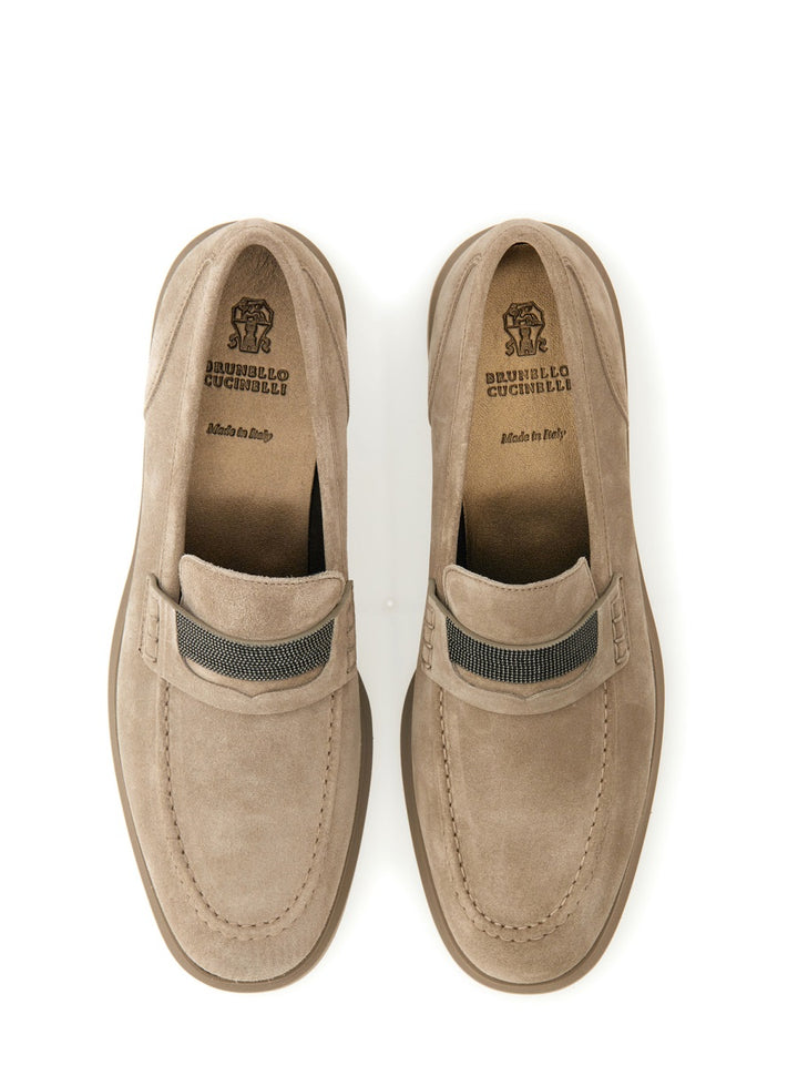 Brunello Cucinelli Loafers - Beige | Wanan Luxury