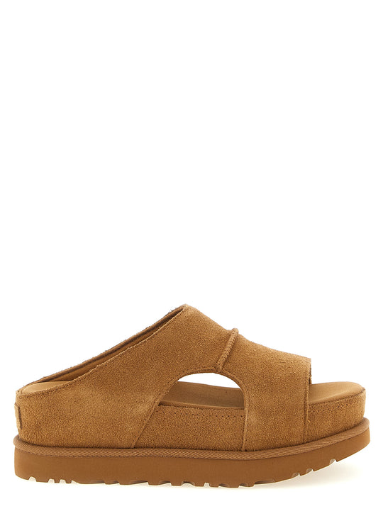 Goldenstar Hi Cutout Sandals Brown