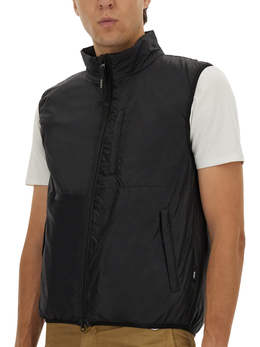 Aspesi Gilet - Black | Wanan Luxury