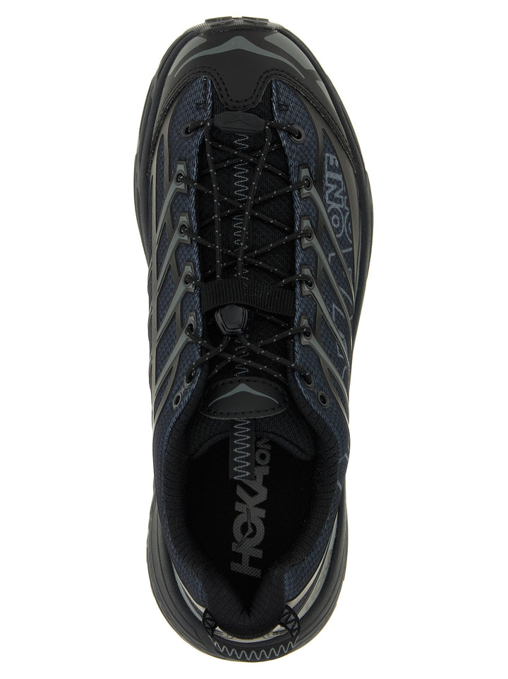 Hoka One One Mafate Three2 Wordmark Sneakers - Black | d7a9598ac77938e0e50dd4613128131fc0b2184b