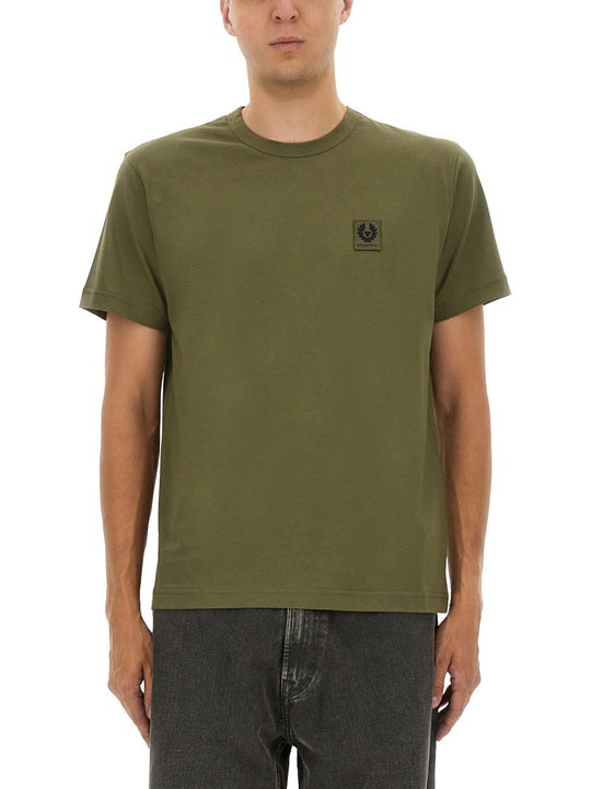T-Shirt With Logo Patch