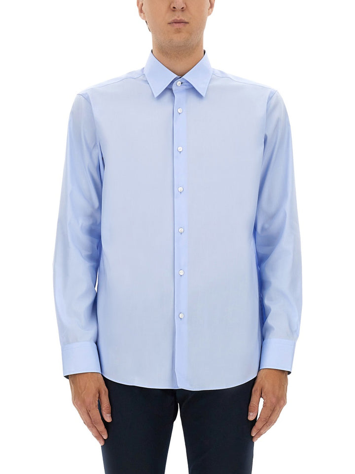 Boss Shirts - White, Light Blue | Wanan Luxury