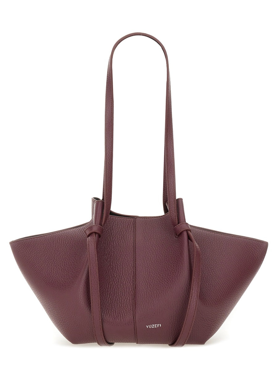 Yuzefi Shoulder Bags - Burgundy | Wanan Luxury