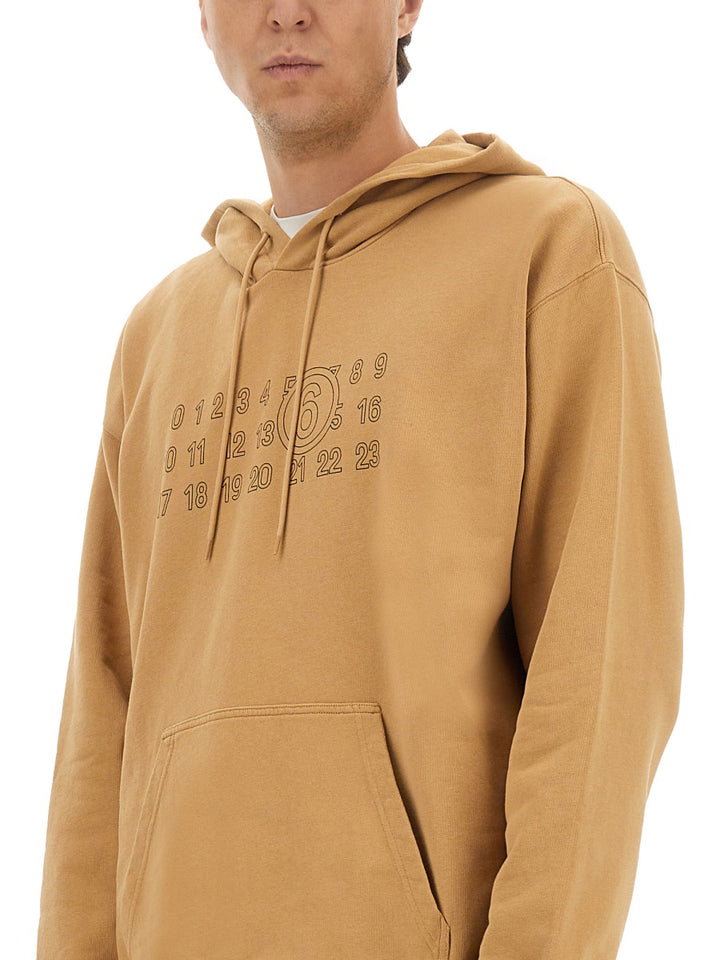 MM6 Maison Margiela Sweatshirts - Beige | Wanan Luxury