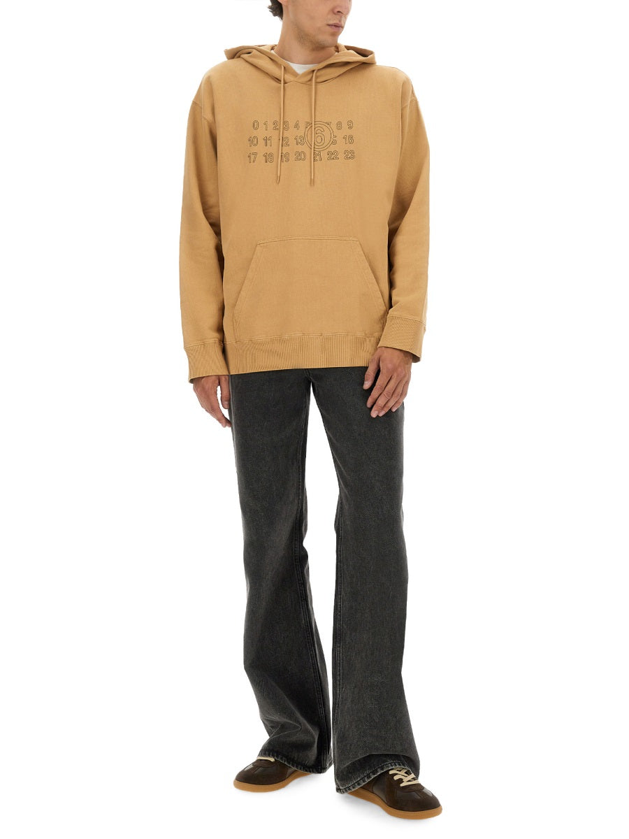 MM6 Maison Margiela Sweatshirts - Beige | Wanan Luxury