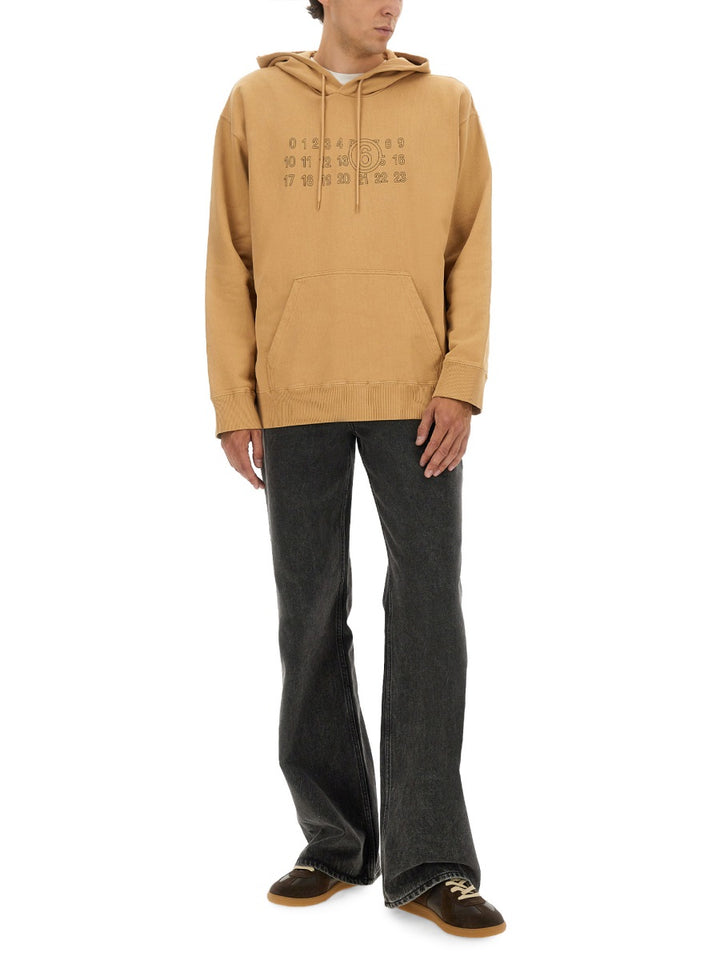 MM6 Maison Margiela Sweatshirts - Beige | Wanan Luxury