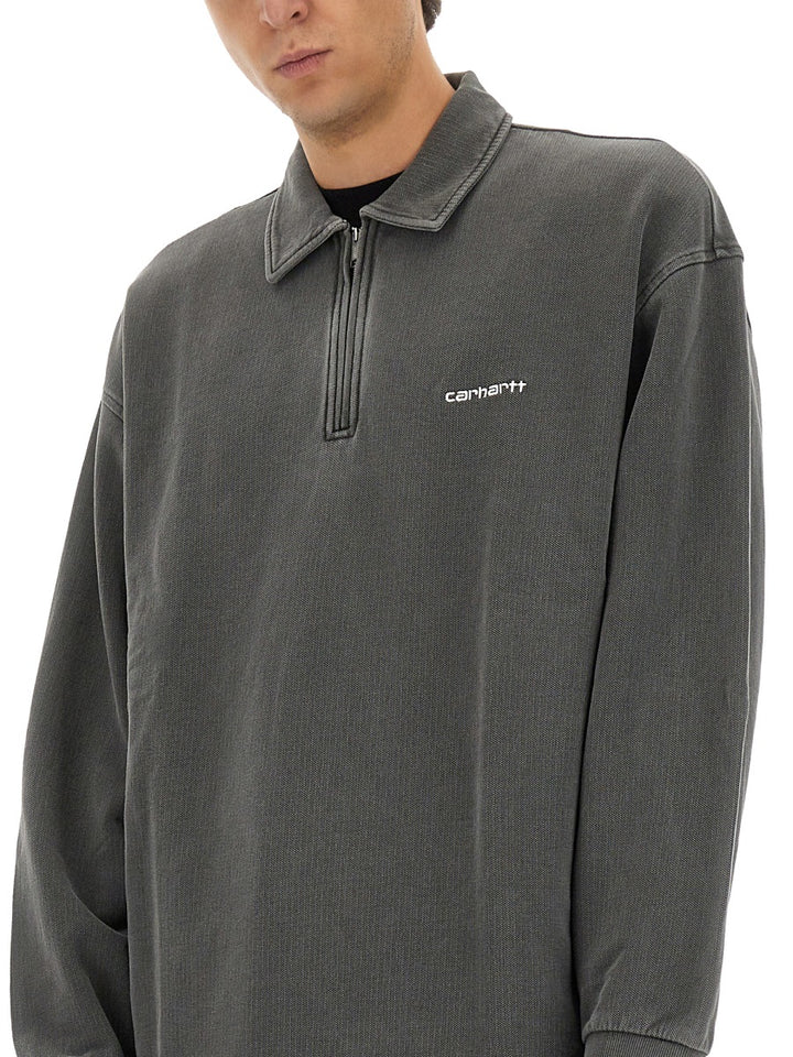 Carhartt Wip Polo - Grey | Wanan Luxury