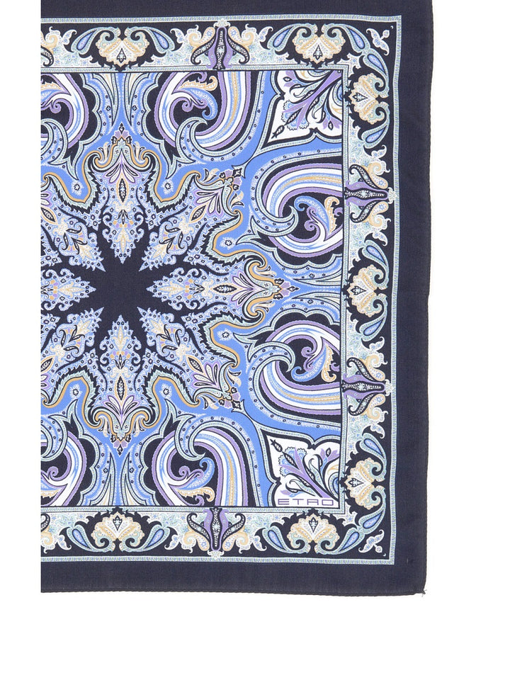 Etro Scarves & Gloves - White, Light Blue | Wanan Luxury