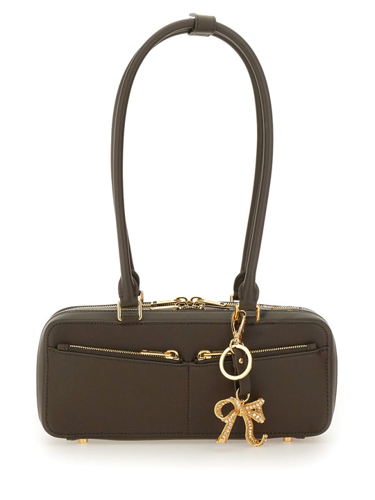 Baguette Shoulder Bag With Charm