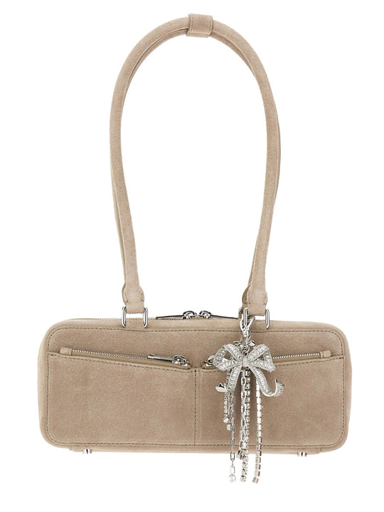 Baguette Shoulder Bag With Charm