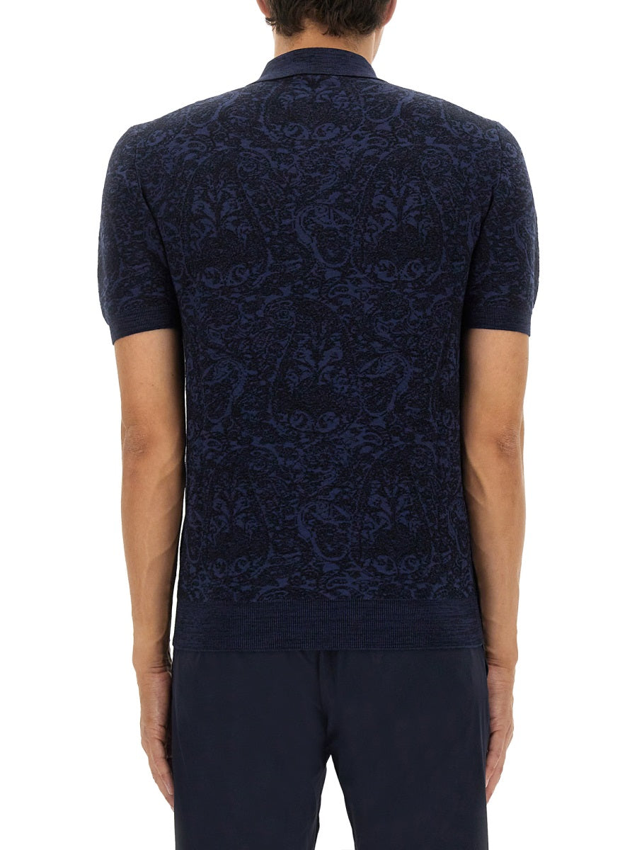 Etro Polo - Blue | Wanan Luxury