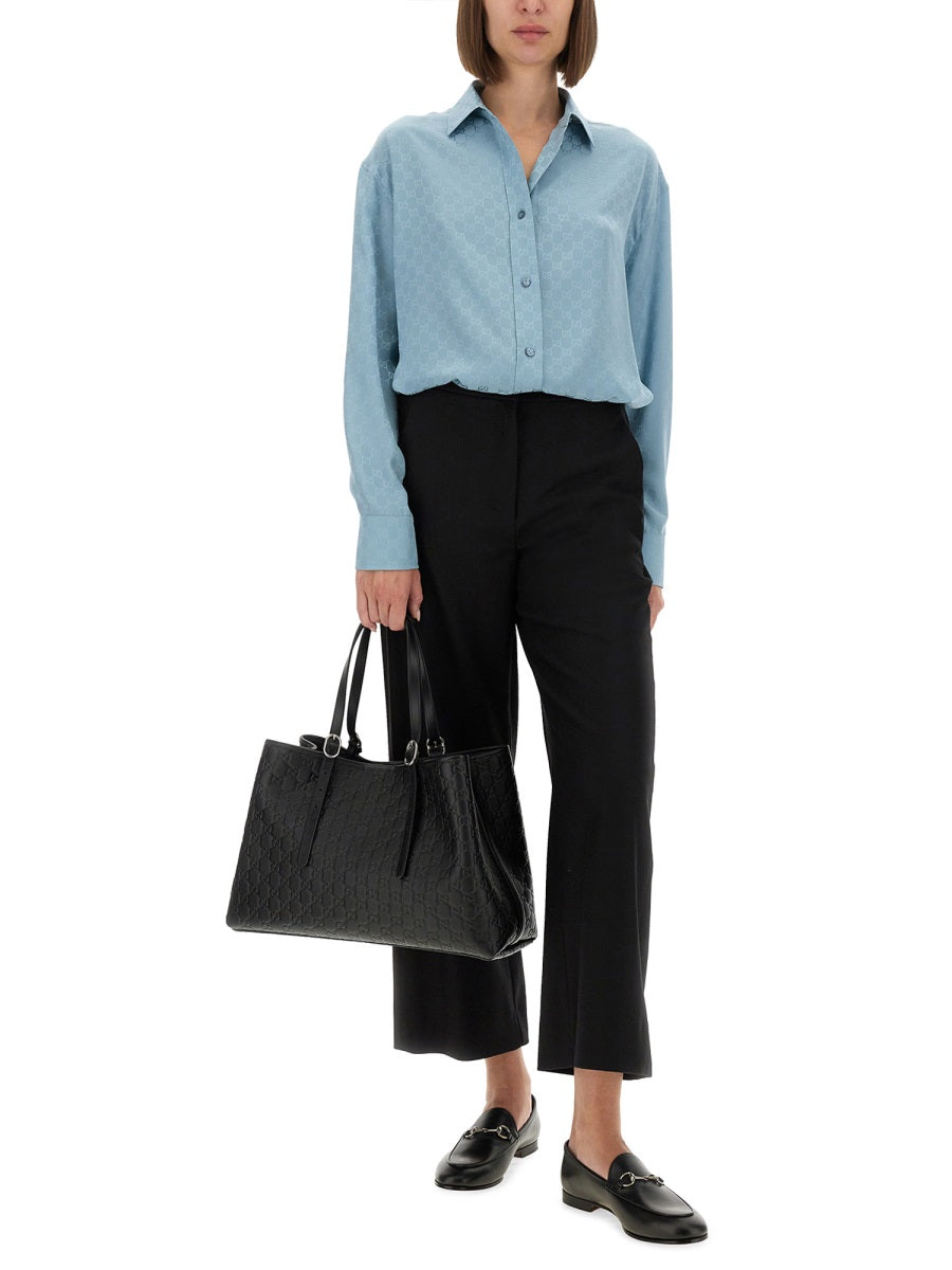 Gucci Shirts - White, Light Blue | Wanan Luxury