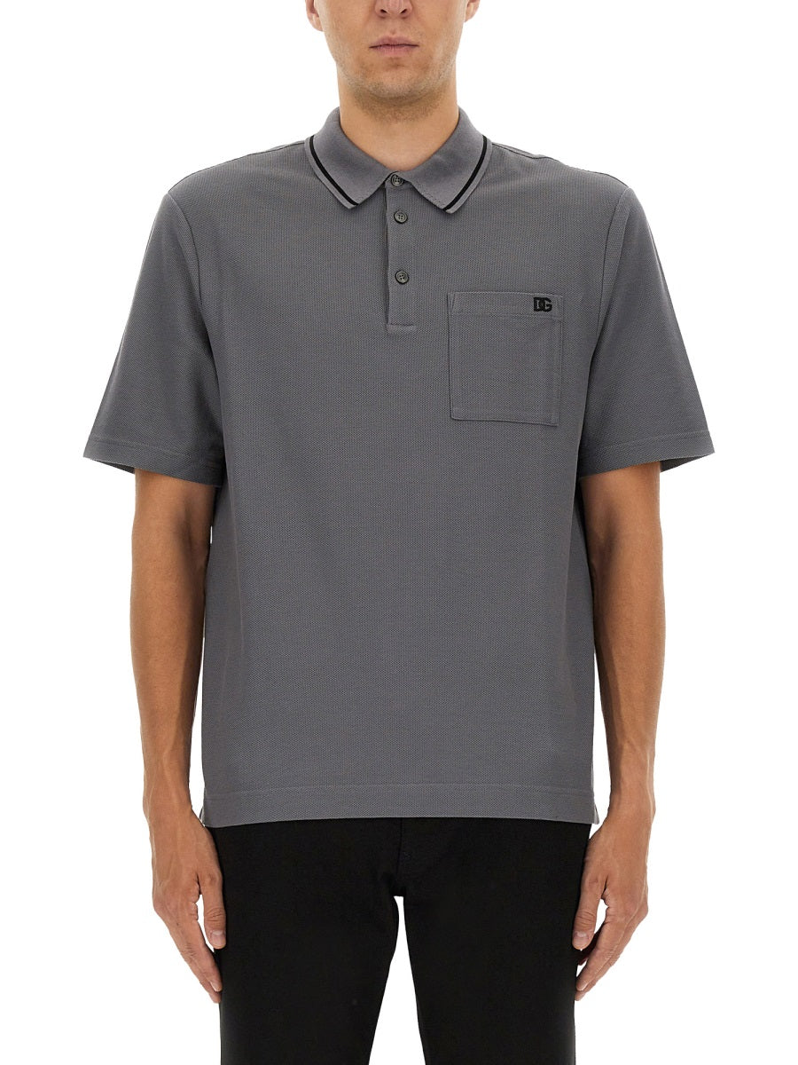 Dolce & Gabbana Polo - Grey | Wanan Luxury