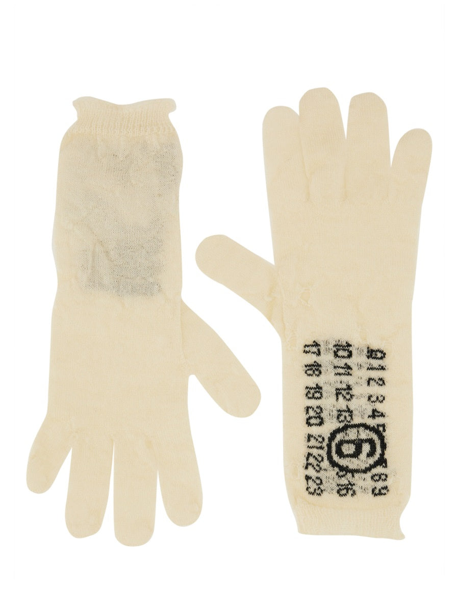 MM6 Maison Margiela Scarves & Gloves - White | Wanan Luxury