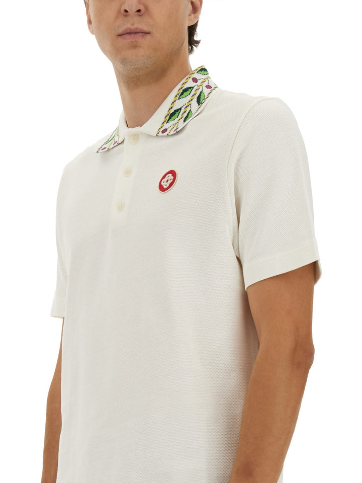Casablanca Polo - White | Wanan Luxury