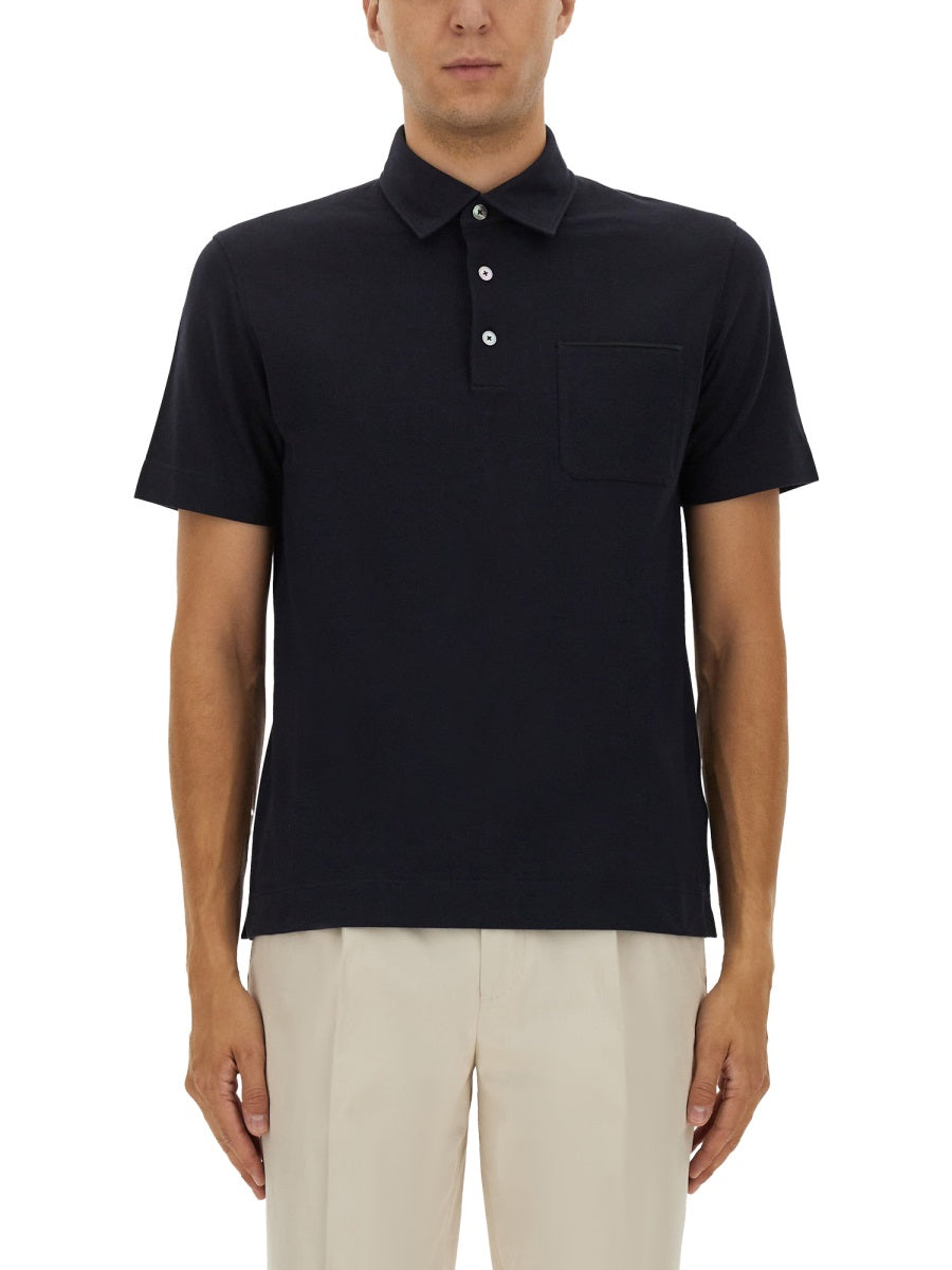 Zegna Polo - Blue | Wanan Luxury