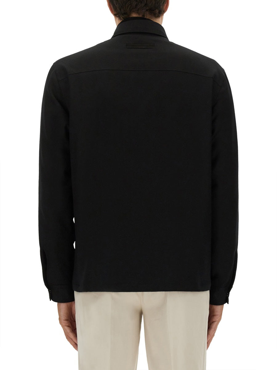 Zegna Shirts - Black | Wanan Luxury