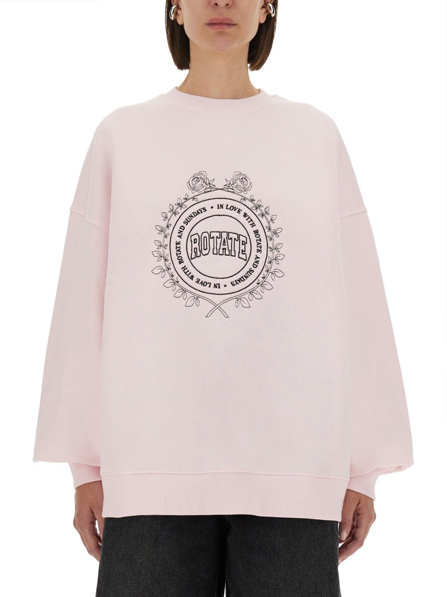 Rotate Birger Christensen Sweatshirts - Pink | Wanan Luxury