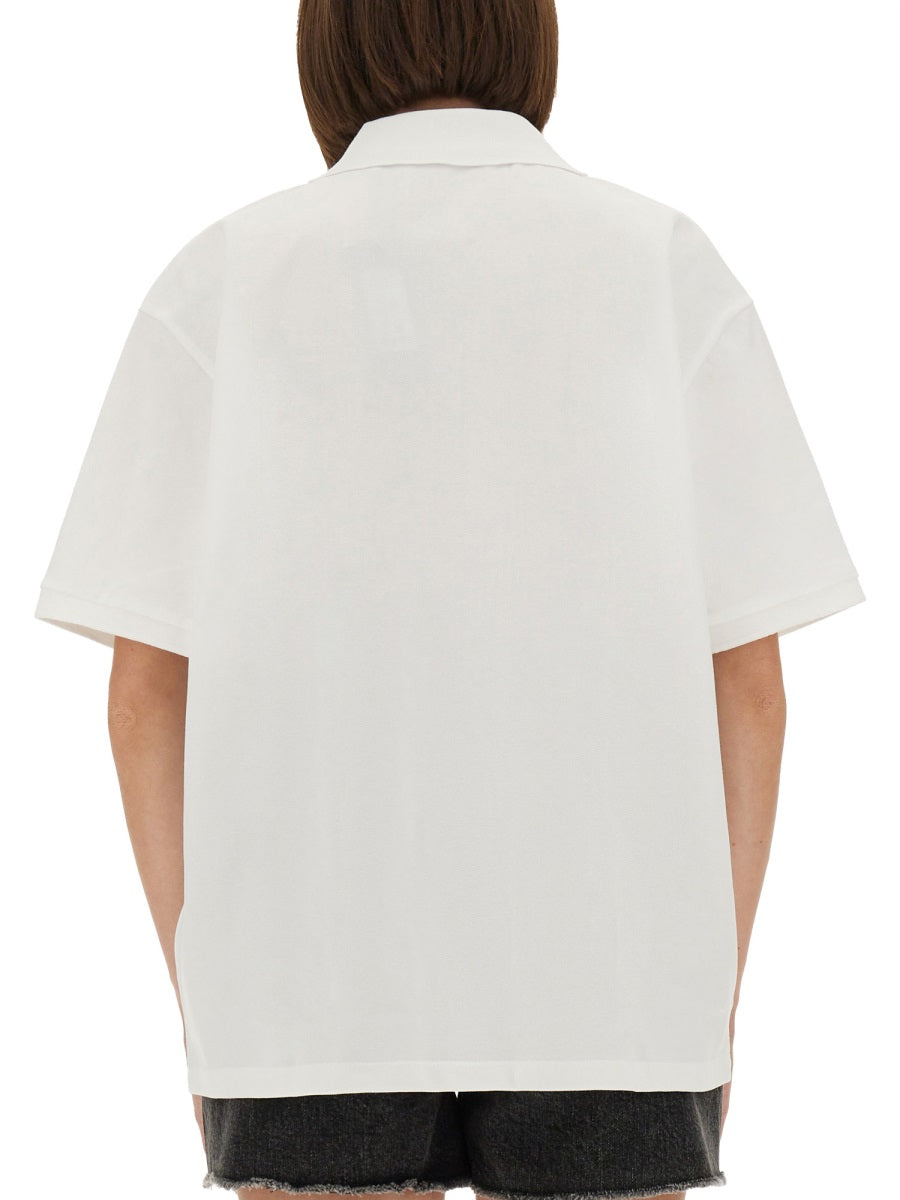 Rotate Birger Christensen Polo - White | Wanan Luxury