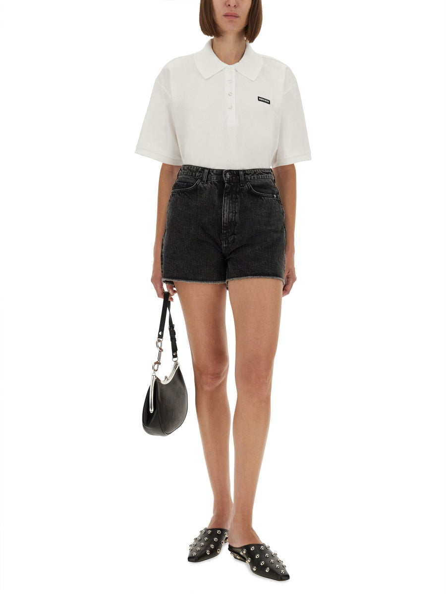 Rotate Birger Christensen Polo - White | Wanan Luxury