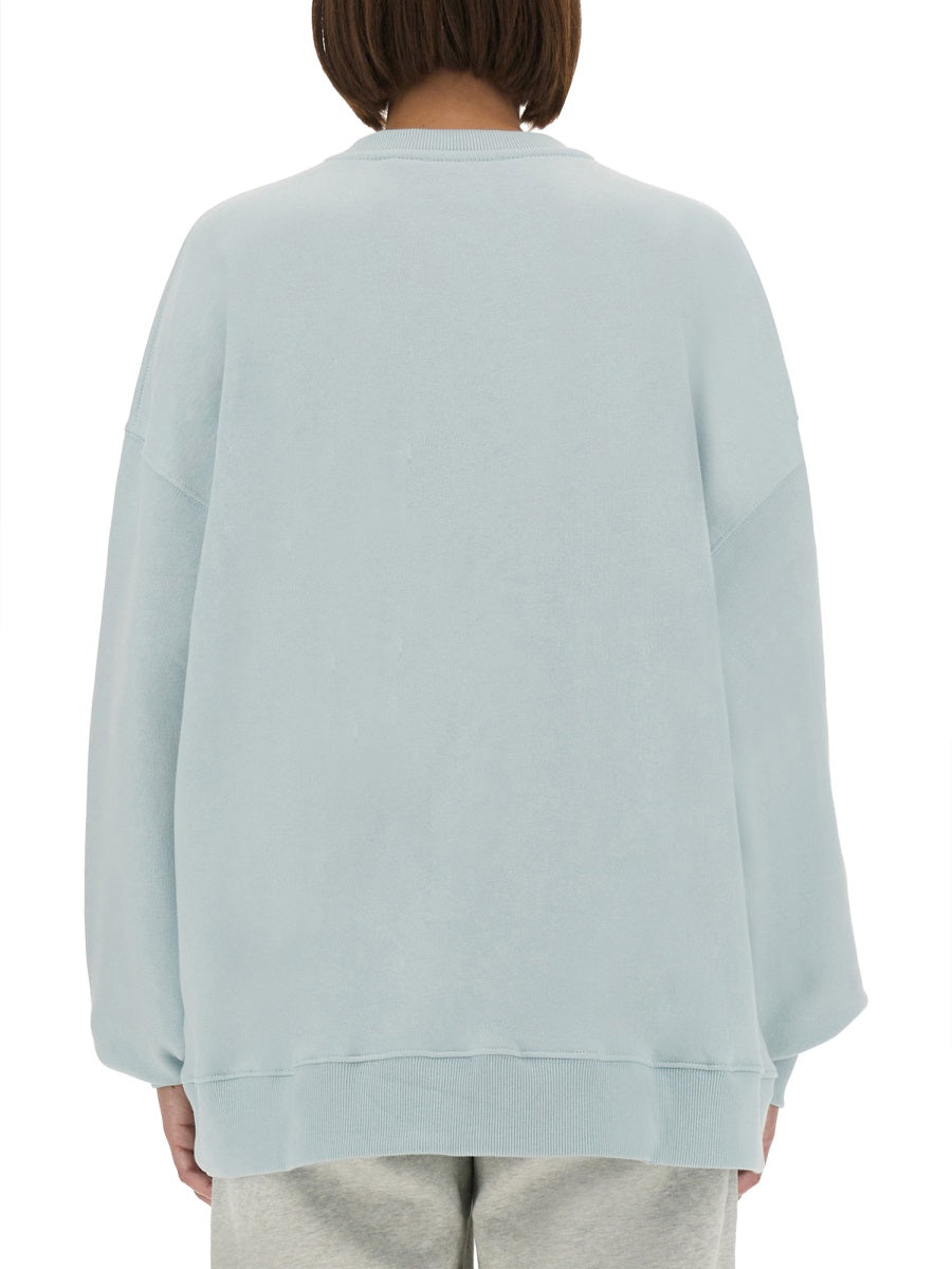 Rotate Birger Christensen Sweatshirts - White, Light Blue | Wanan Luxury