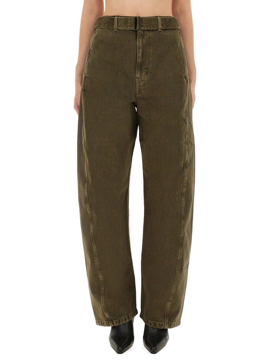 Lemaire Pants - Green | Wanan Luxury