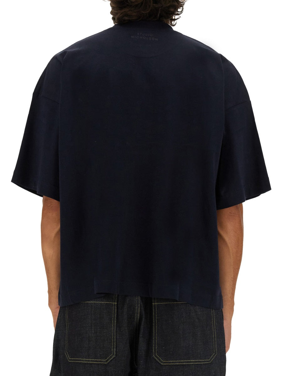 Studio Nicholson T shirts - Blue | Wanan Luxury