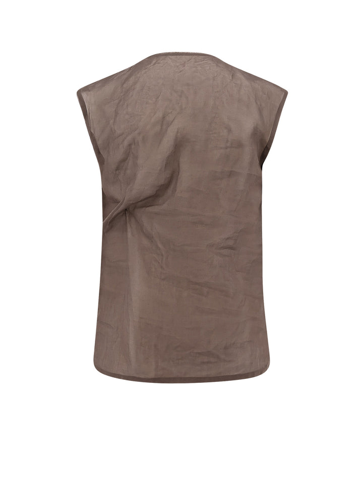 The Row T-shirts and Polos - Brown | e3ab39083610fec9a94fe68d914d7331cadf23e2