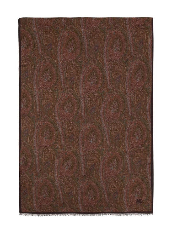 Etro Scarves & Gloves - Burgundy | Wanan Luxury