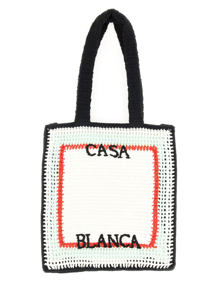 Casablanca Hand Bags - White | Wanan Luxury
