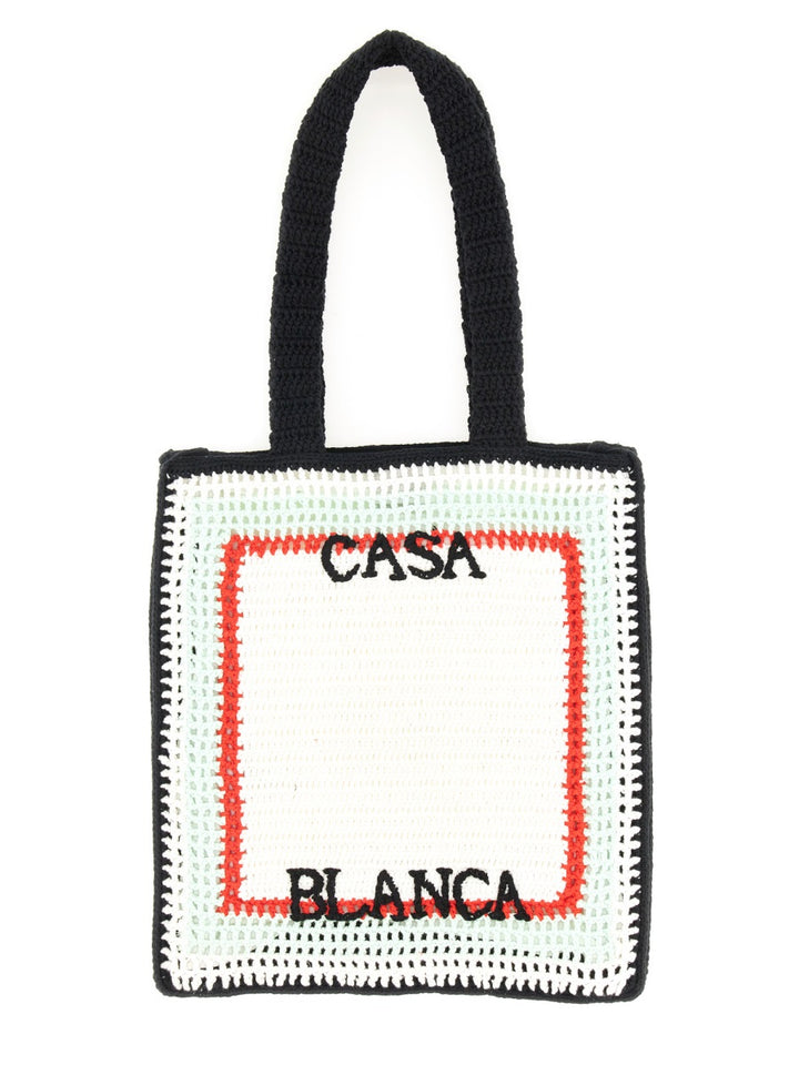 Casablanca Hand Bags - White | Wanan Luxury