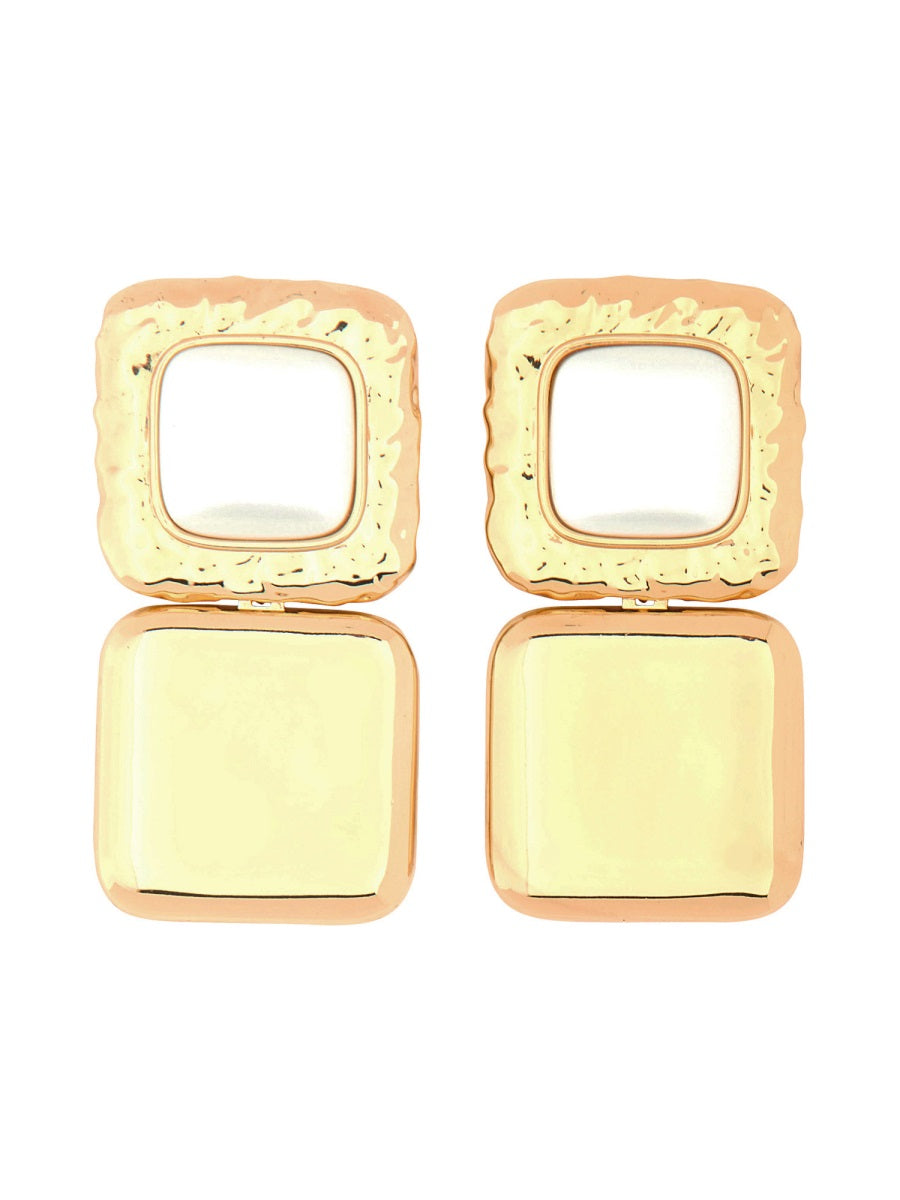 Self-Portrait Earrings - Gold | Wanan Luxury