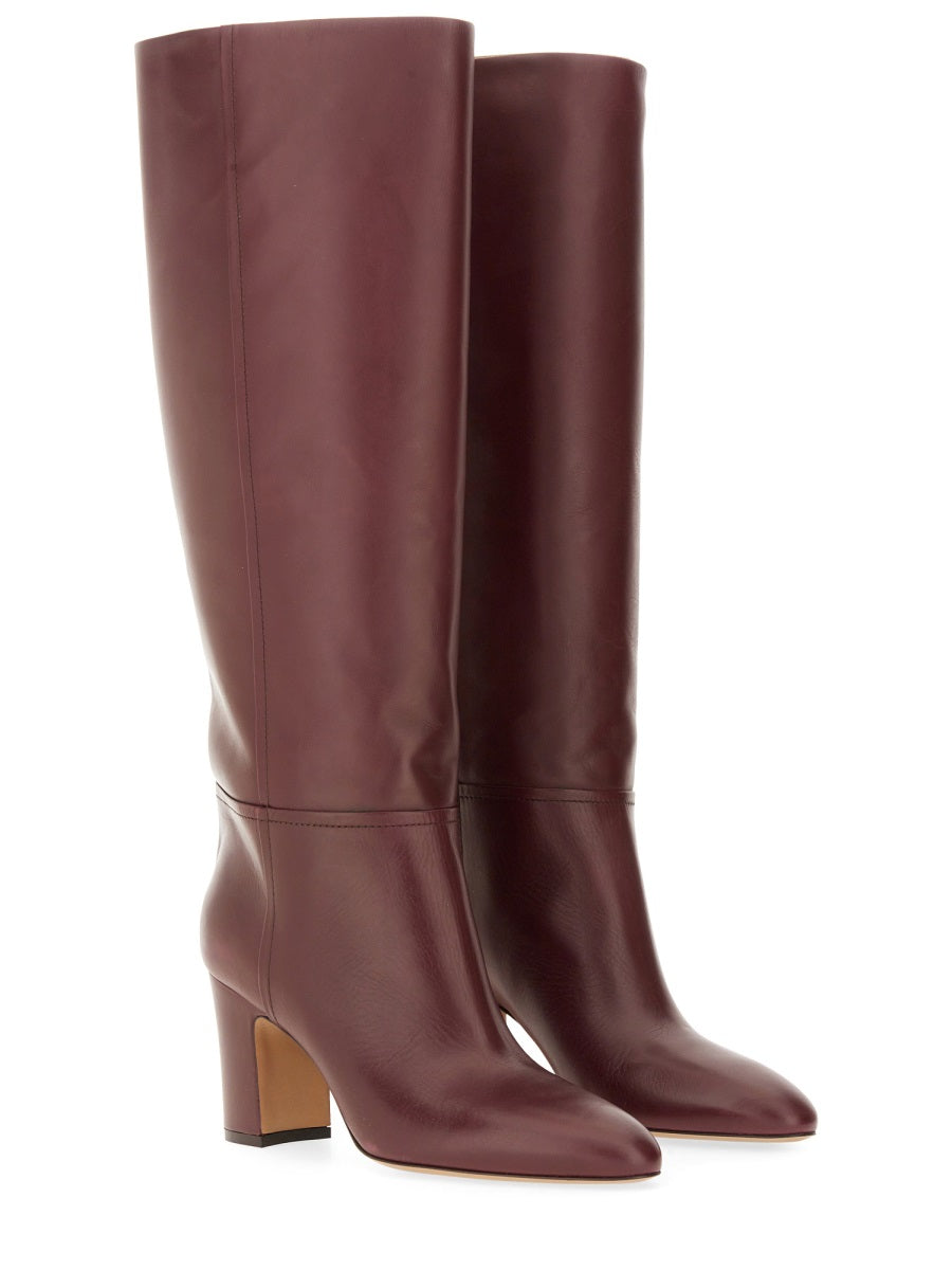 Paris Texas Boots - Burgundy | Wanan Luxury