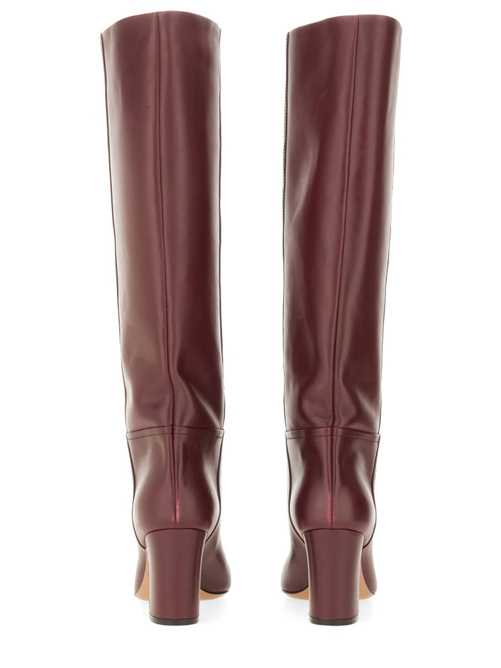 Paris Texas Boots - Burgundy | Wanan Luxury