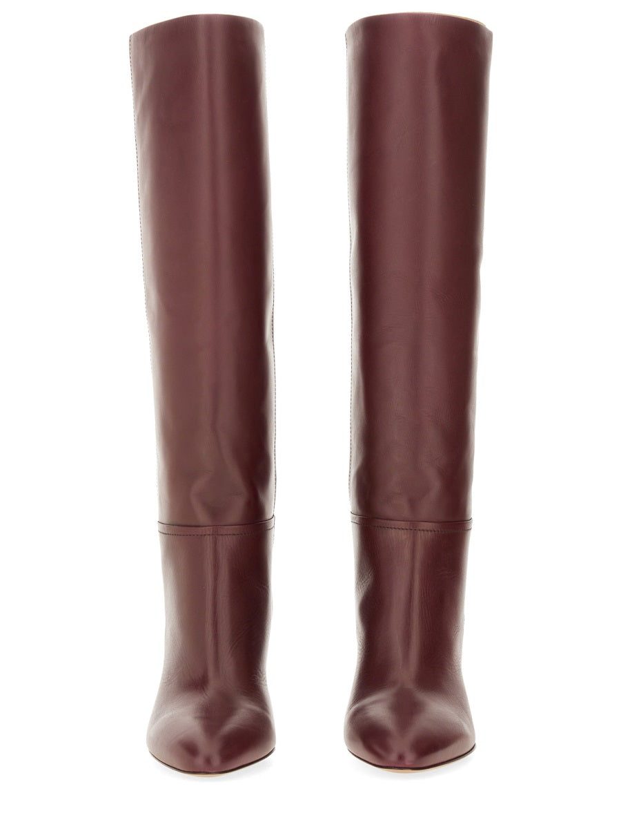 Paris Texas Boots - Burgundy | Wanan Luxury