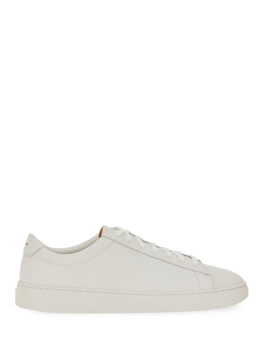Grained Leather Sneaker