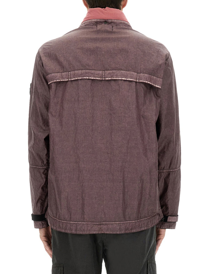 Stone Island Jackets - Burgundy | Wanan Luxury