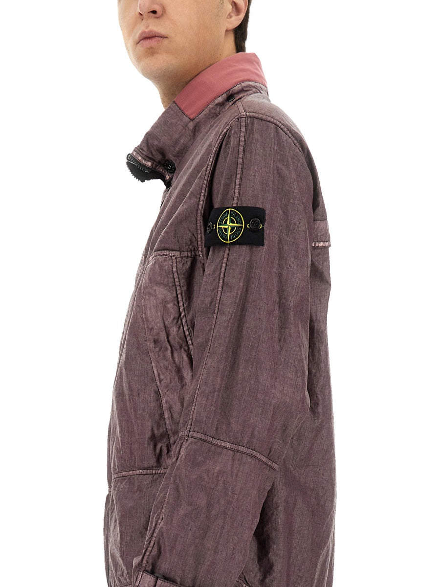 Stone Island Jackets - Burgundy | Wanan Luxury