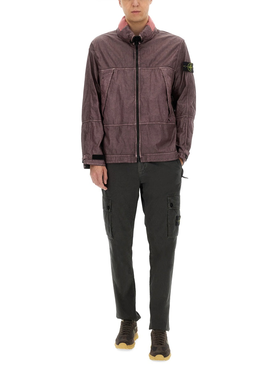 Stone Island Jackets - Burgundy | Wanan Luxury