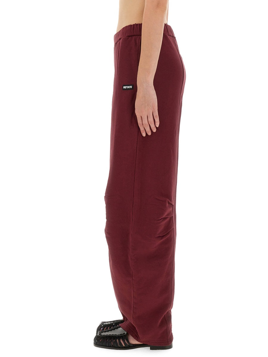 Rotate Birger Christensen Pants - Burgundy | Wanan Luxury