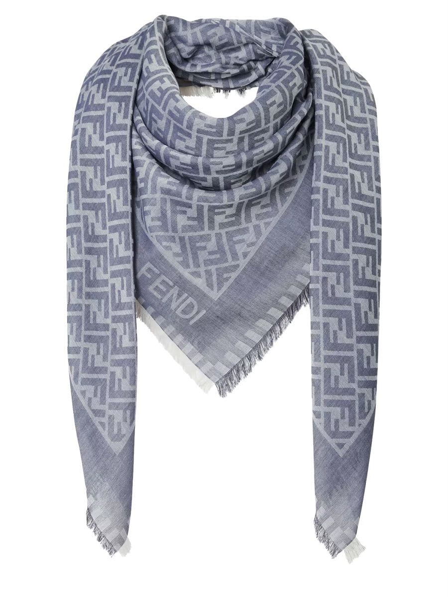 Fendi Scarves & Gloves - Blue | Wanan Luxury