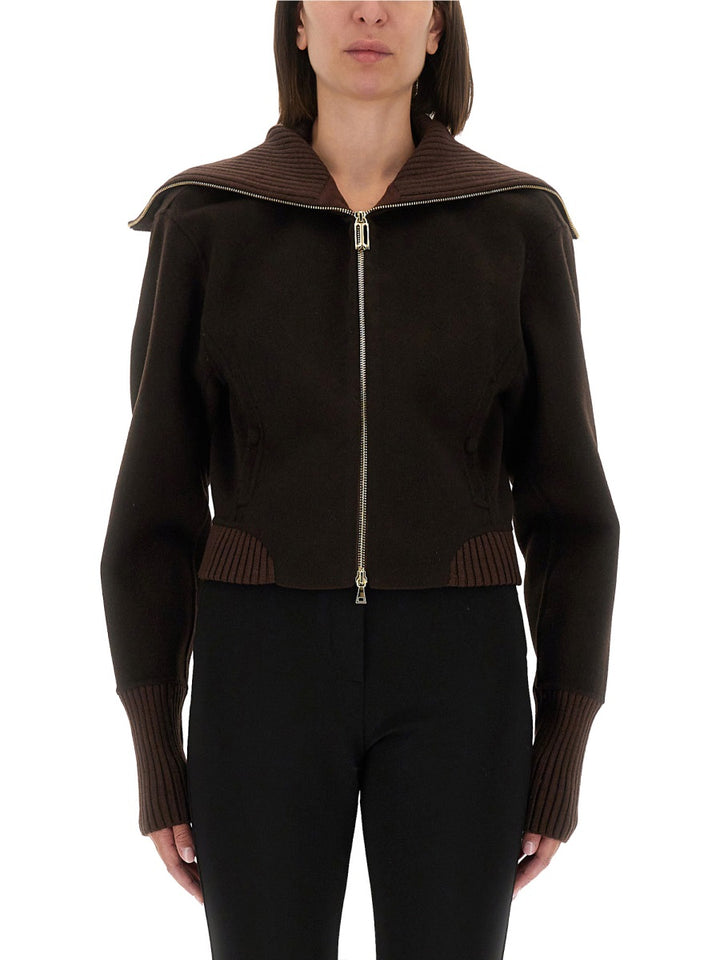 Victoria Beckham Jackets - Brown | Wanan Luxury